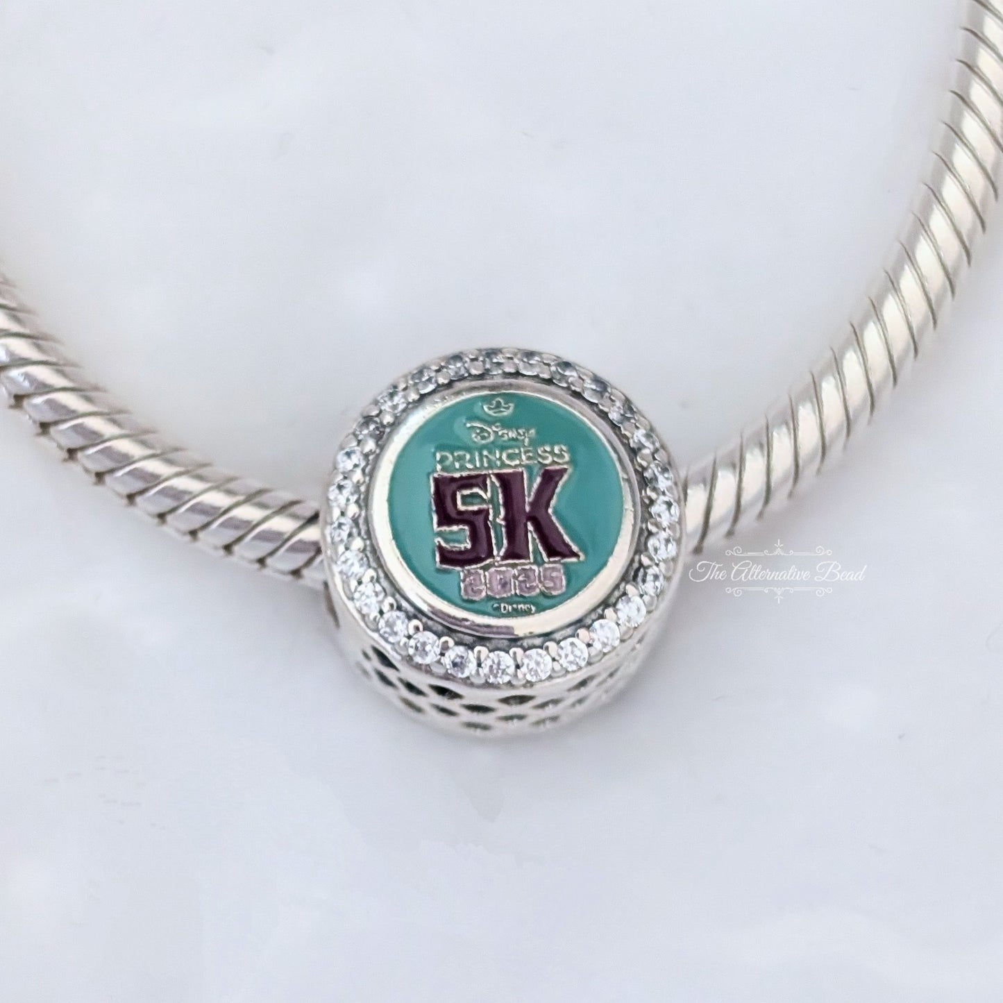 Disney x Pandora RunDisney 2025 Disneyland Princess Half Marathon 5k Mulan silver; multicolor sterling-silver; enamel Bead by The Alternative Bead. Your Jewelry Retailer from Germany