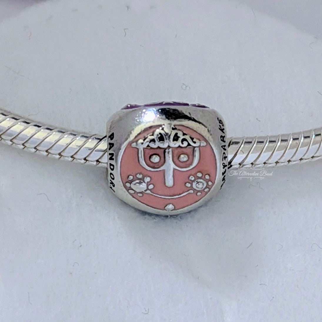 Disney x Pandora It's a Small World Charm retired silver; pink; purple; blue sterling-silver; enamel Bead by The Alternative Bead. Your Jewelry Retailer from Germany