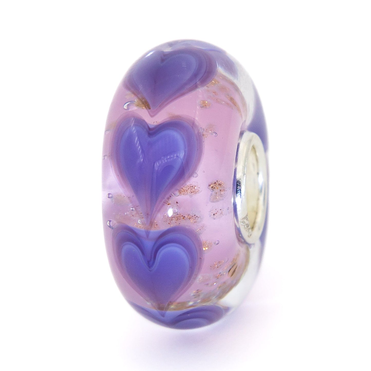 Elfbeads Delicate Hearts Golddust glass Bead by The Alternative Bead. Your official Elfbeads Retailer from Germany