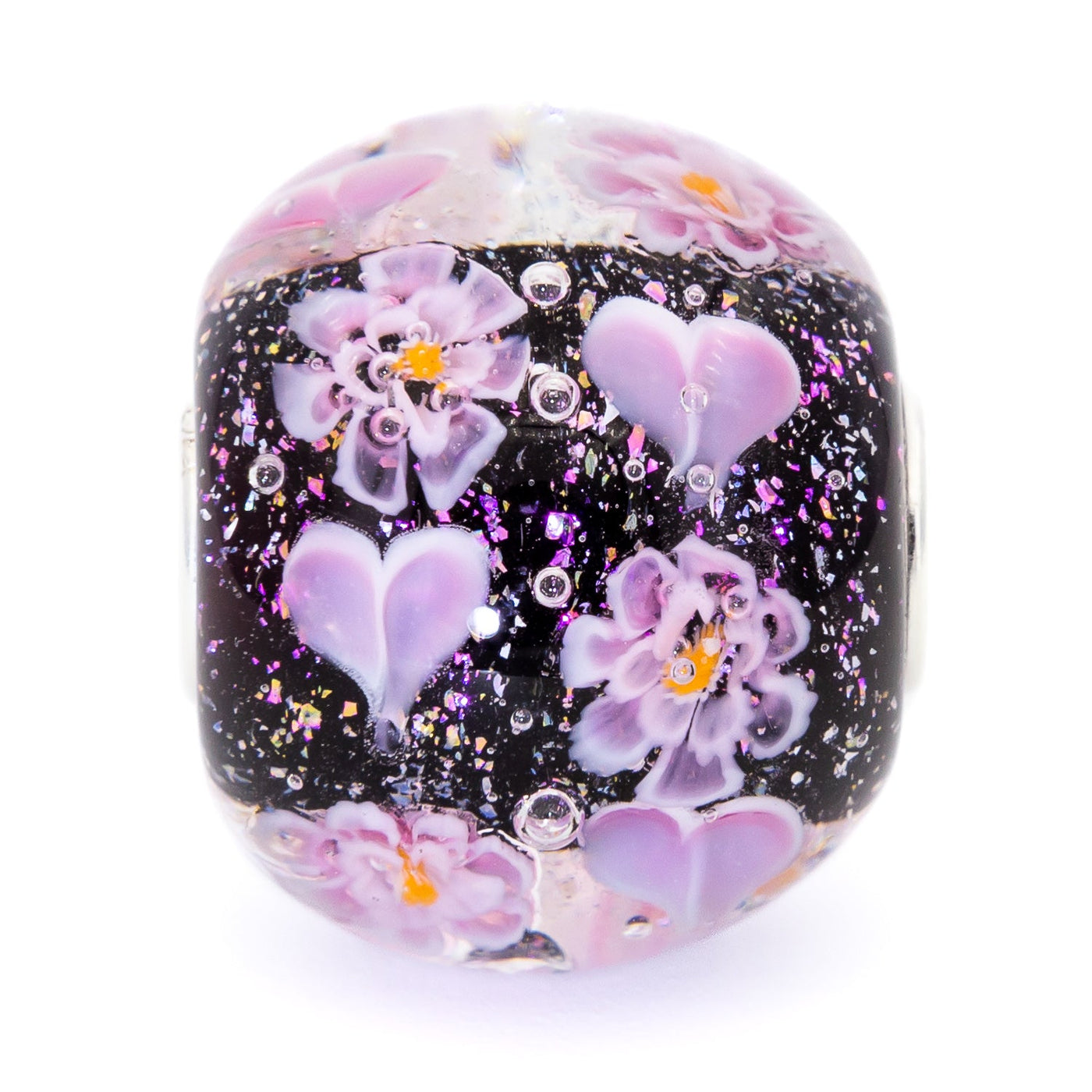 Elfbeads Dreamhearts Flowerpainting glass Bead by The Alternative Bead. Your official Elfbeads Retailer from Germany