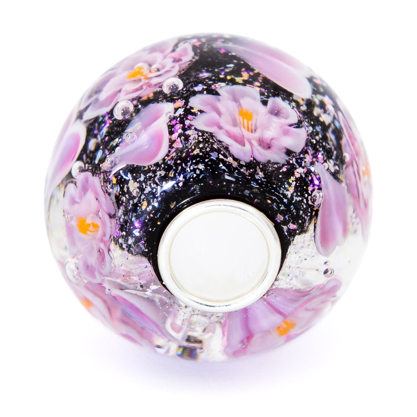Elfbeads Dreamhearts Flowerpainting glass Bead by The Alternative Bead. Your official Elfbeads Retailer from Germany