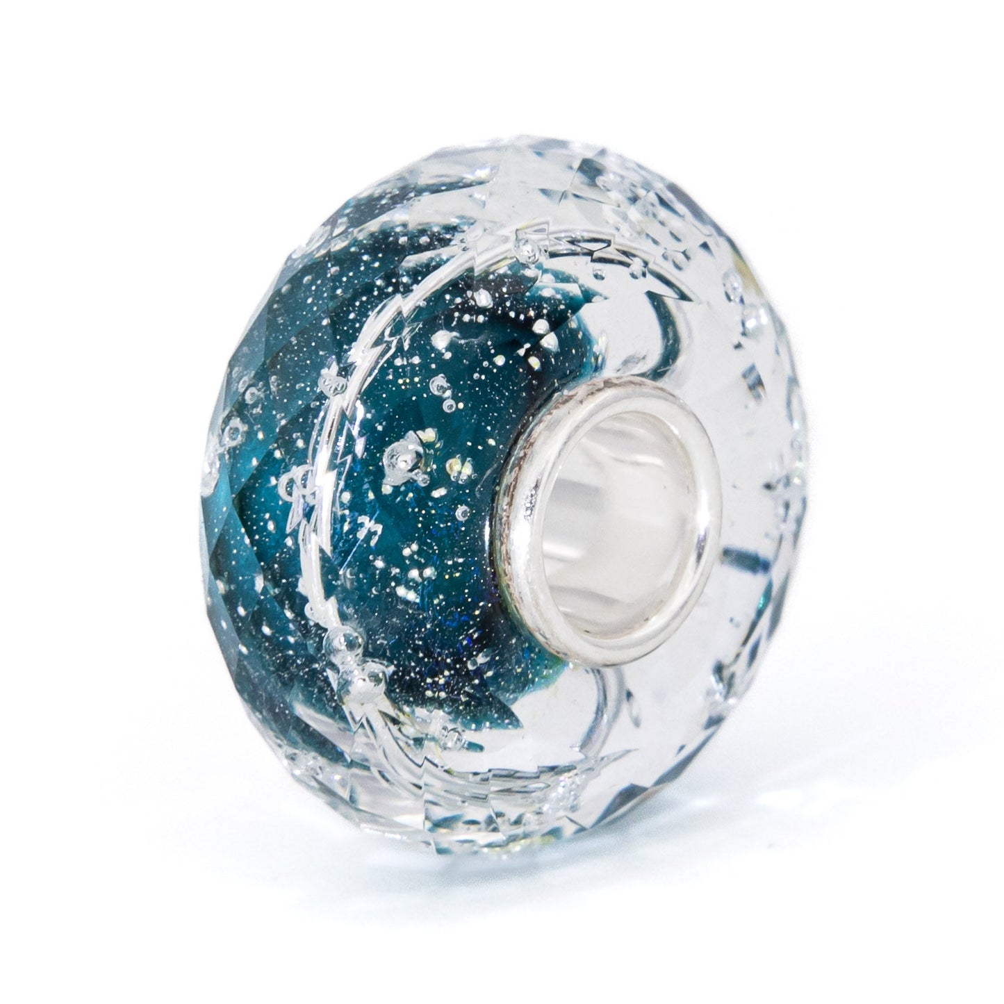 Elfbeads Emerald Ring Galaxy Fractal Charm by The Alternative Bead