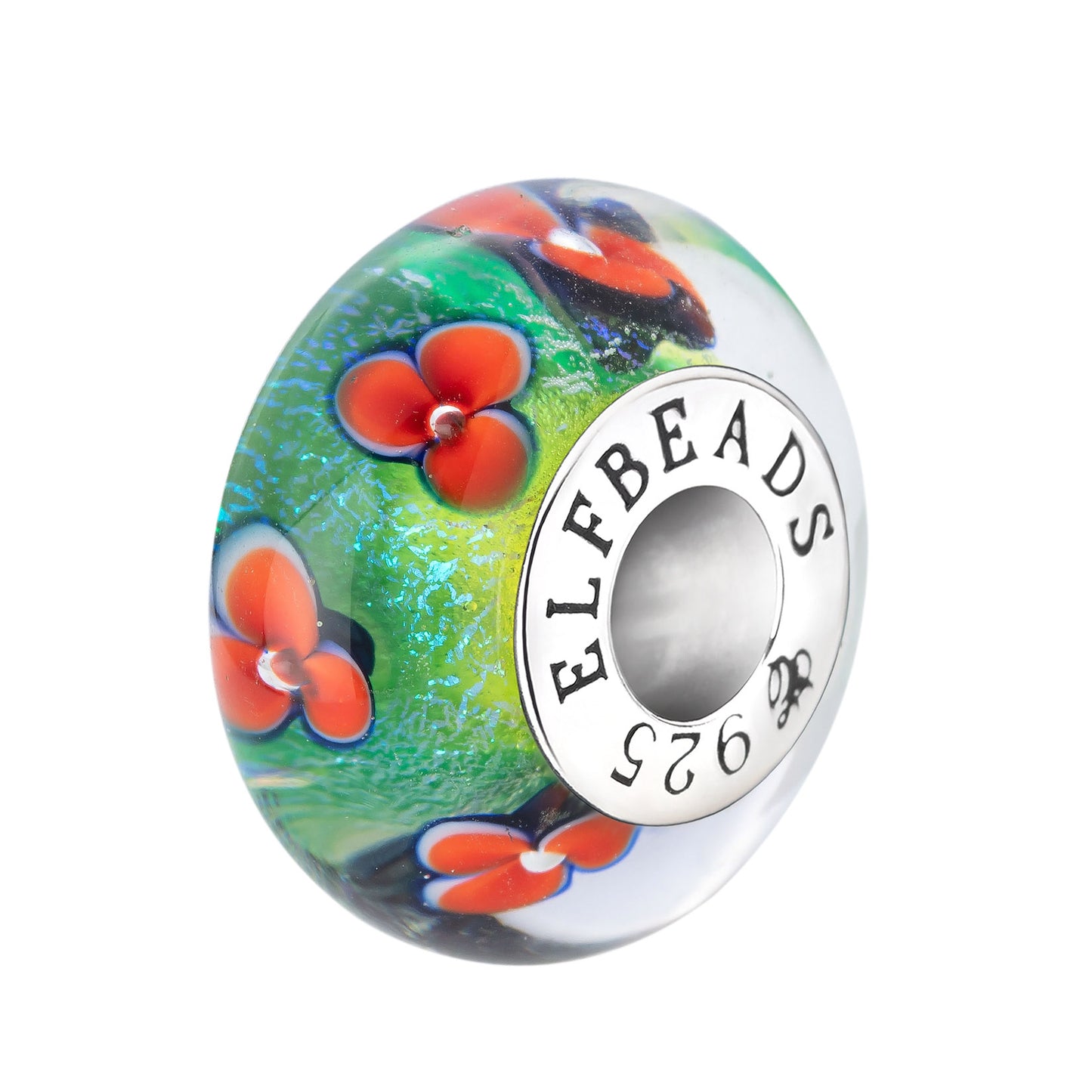 Elfbeads Evergreen Grove Petals Bead by The Alternative Bead. Your official Elfbeads Retailer from Germany