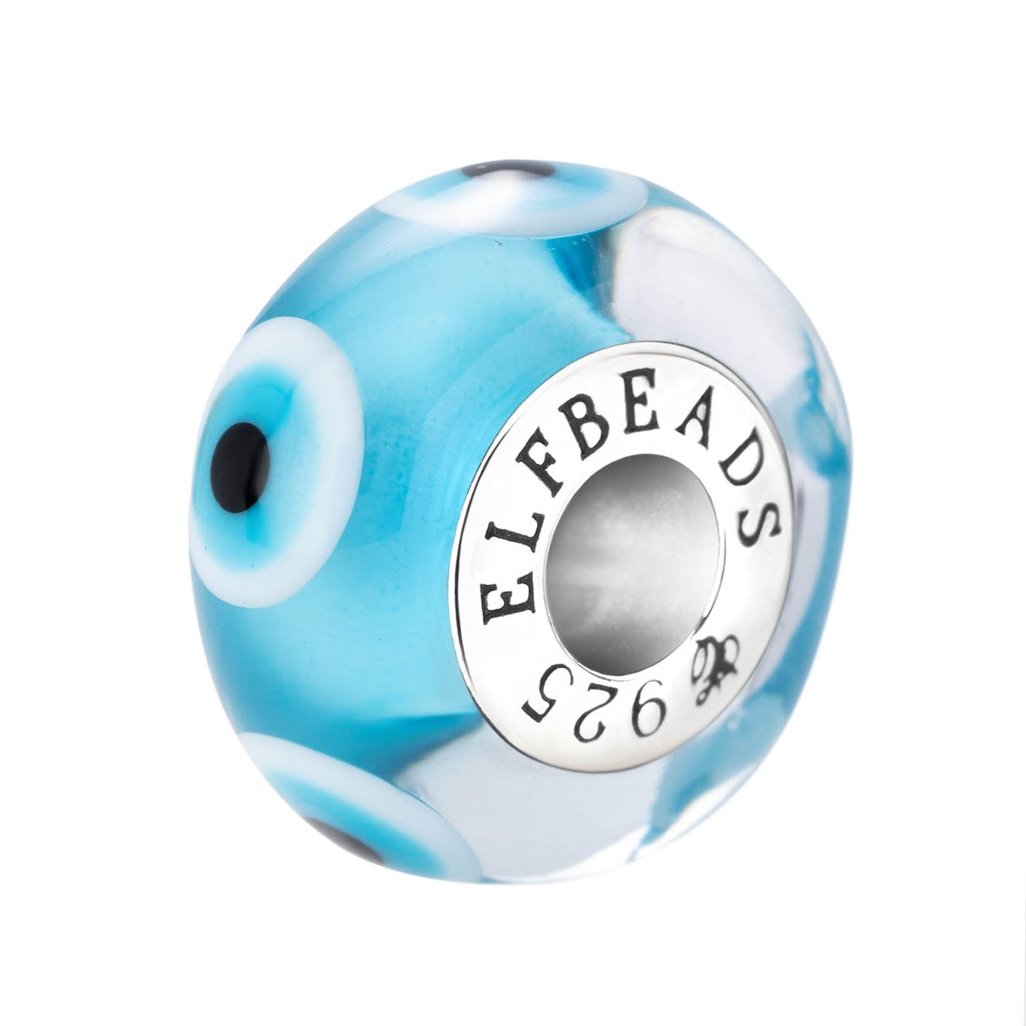 Elfbeads Evil Eye of Prosperity glass Bead by The Alternative Bead. Your official Elfbeads Retailer from Germany