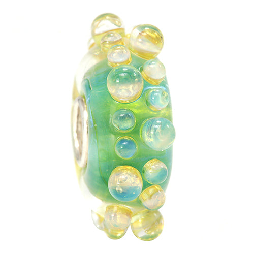 Ogerbeads Fairy Garden Doodles Light green glass Bead by The Alternative Bead. Your official Ogerbeads Retailer from Germany