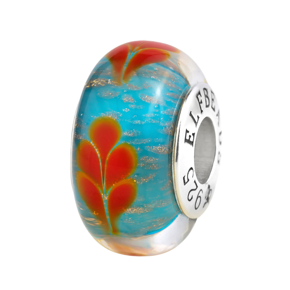 Elfbeads Fall Sky Leaves Golddust (G230905) glass Charm - The Alternative Bead official German Retailer. Buy 4 get 5 - free DHL Shipping for all orders above 150€