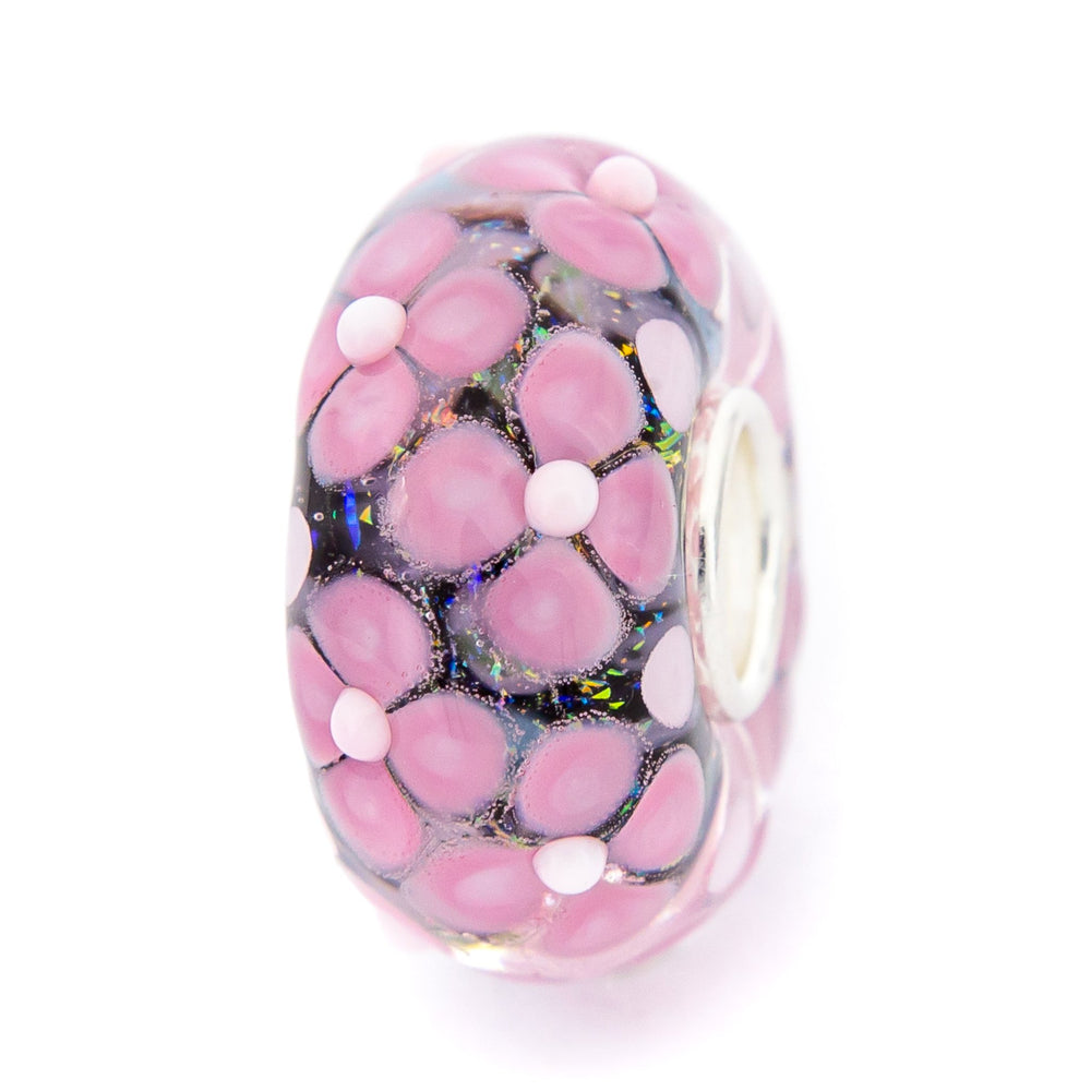 Elfbeads Flower Kiss Flowerfield (G210803) pink glass Charm - The Alternative Bead official German Retailer. Buy 4 get 5 - free DHL Shipping for all orders above 150€
