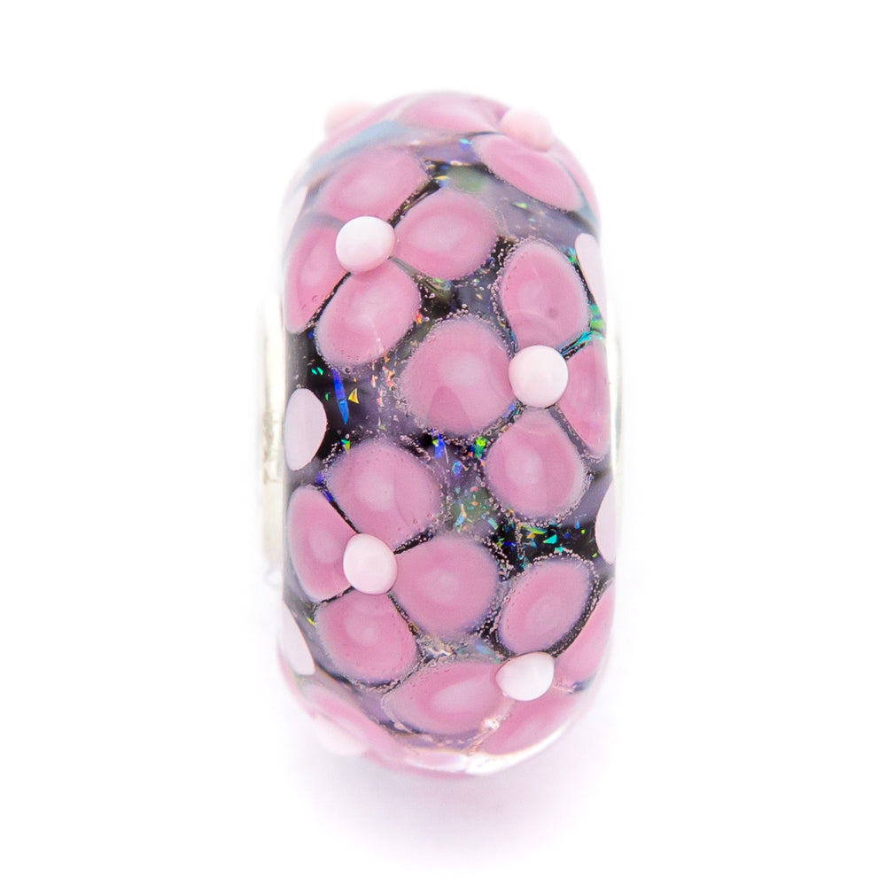 Elfbeads Flower Kiss Flowerfield (G210803) pink glass Charm - The Alternative Bead official German Retailer. Buy 4 get 5 - free DHL Shipping for all orders above 150€