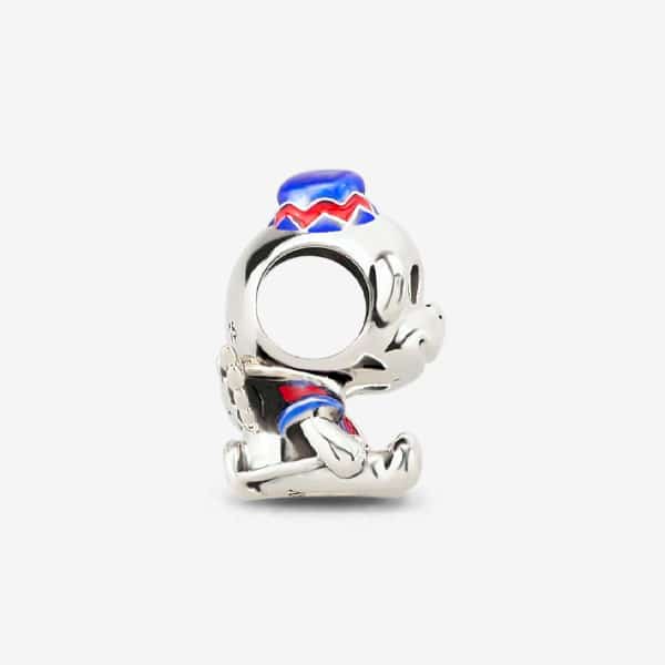 Praan Flying Winged Monkey Charm silver and multicolor sterling-silver Bead by The Alternative Bead. Your official Praan Retailer from Germany
