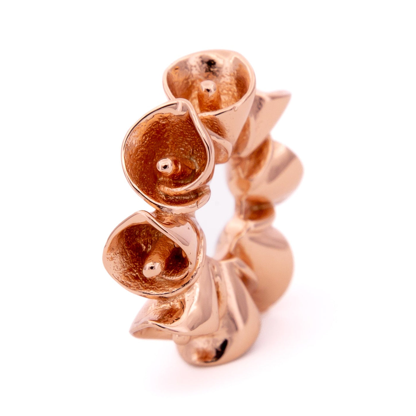 Elfbeads Forever Lilies SRGP (S220405) rose-gold sterling-silver; rose-gold Bead - The Alternative Bead official German Retailer. Buy 4 get 5 - free DHL Shipping for all orders above 150 ?