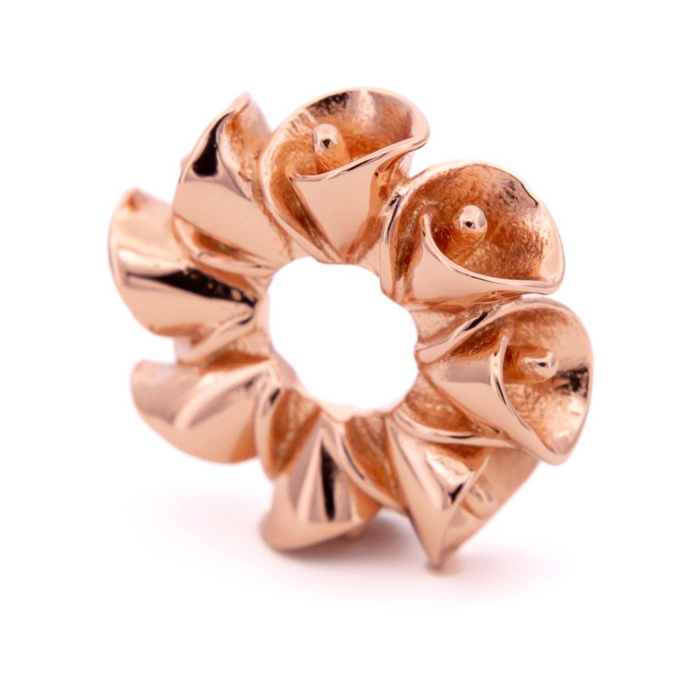 Elfbeads Forever Lilies SRGP (S220405) rose-gold sterling-silver; rose-gold Bead - The Alternative Bead official German Retailer. Buy 4 get 5 - free DHL Shipping for all orders above 150 ?