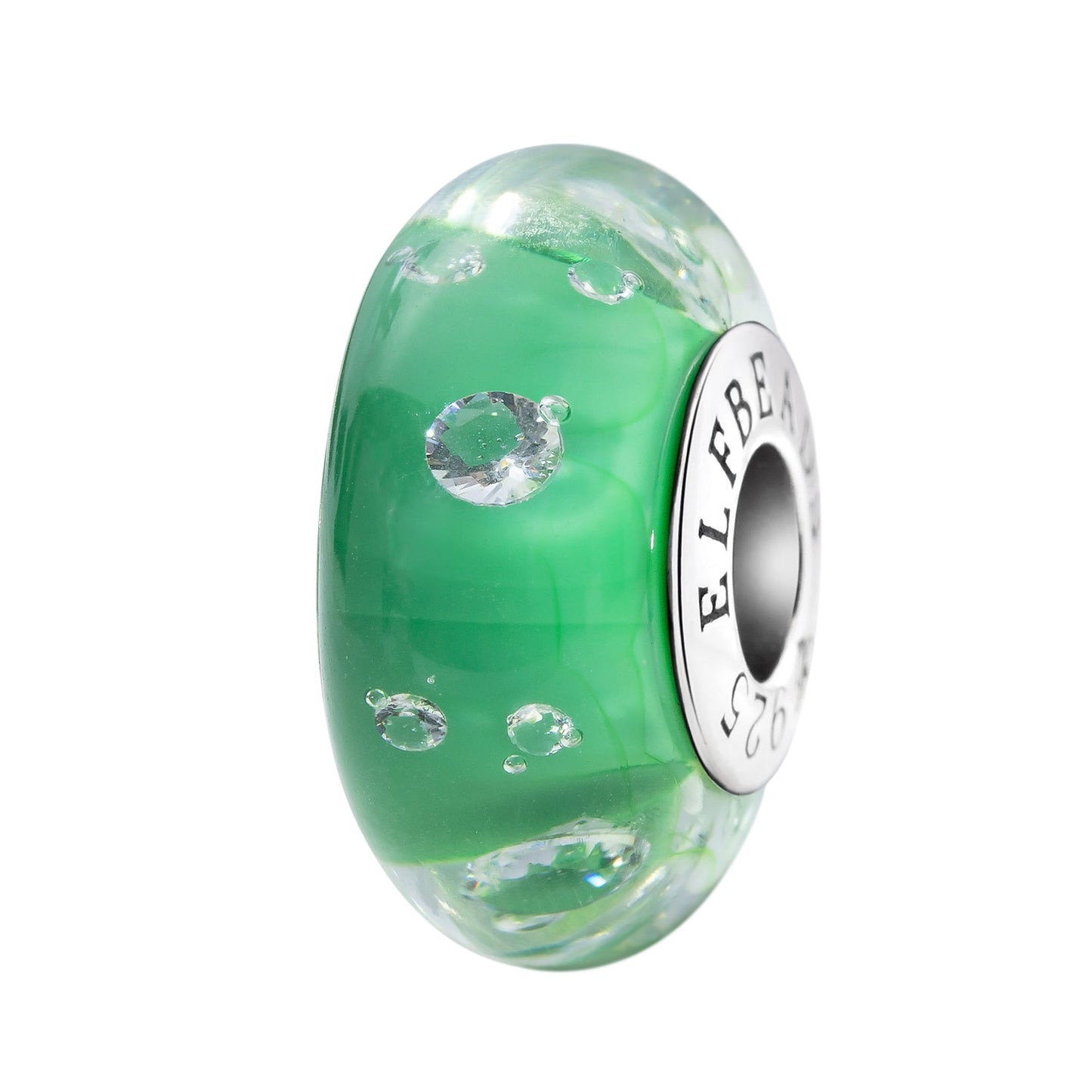 Elfbeads Fresh Green Monroe green glass Bead by The Alternative Bead. Your official Elfbeads Retailer from Germany
