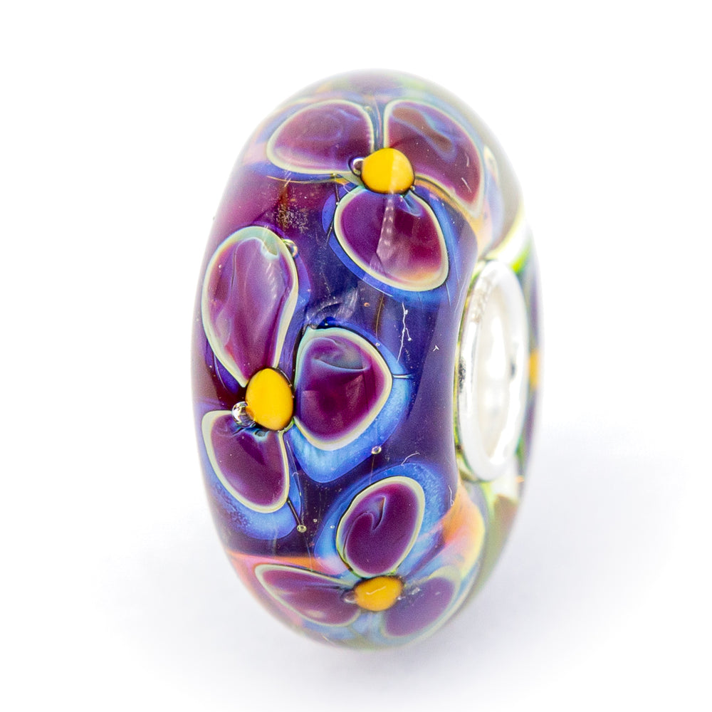 Elfbeads Halo Dreamflowers (G201108) floral glass Charm - The Alternative Bead official German Retailer. Buy 4 get 5 - free DHL Shipping for all orders above 150€