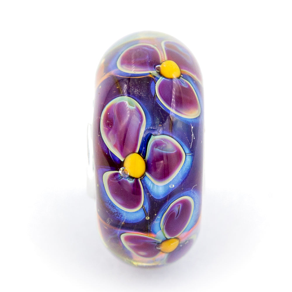 Elfbeads Halo Dreamflowers (G201108) floral glass Charm - The Alternative Bead official German Retailer. Buy 4 get 5 - free DHL Shipping for all orders above 150€