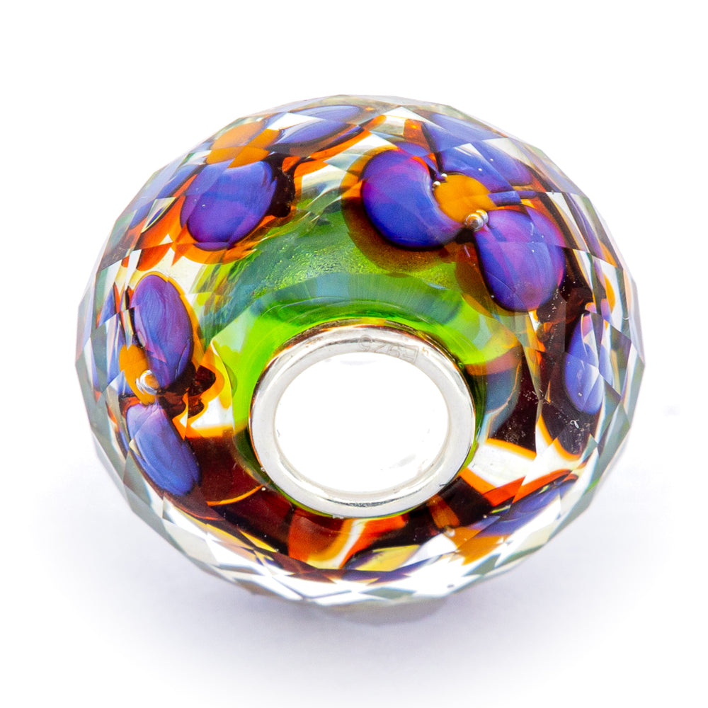Elfbeads Moor Forget-Me-Not Fieldstone Fractal glass Charm - The Alternative Bead official German Retailer. Buy 4 get 5 - free DHL Shipping for all orders above 150€