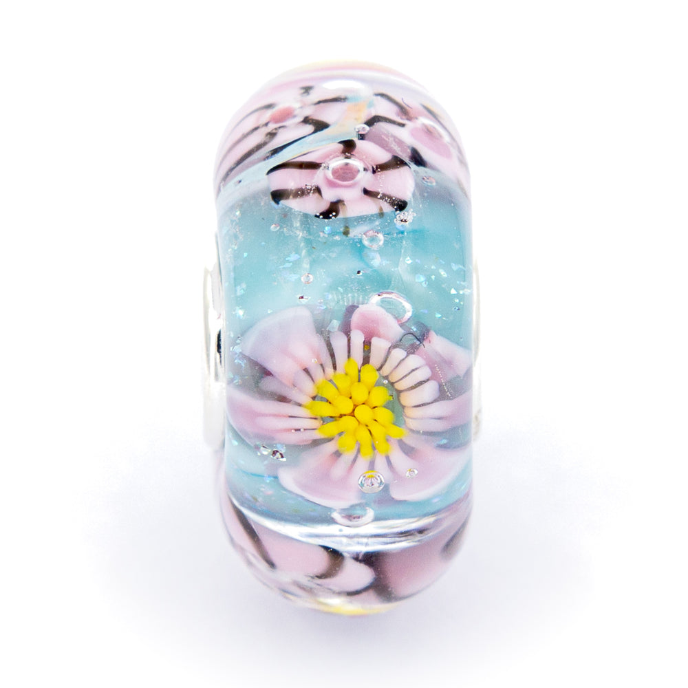 Elfbeads Picasso`s Petals (G210205) pink glass Charm - The Alternative Bead official German Retailer. Buy 4 get 5 - free DHL Shipping for all orders above 150€