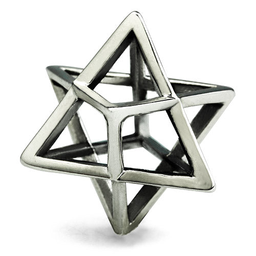 OHM Beads Merkaba 2.0 (GAR006) sterling-silver Bead The Alternative Bead