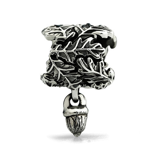 OHM Beads Oak Wrap (GAR026) sterling-silver Bead The Alternative Bead