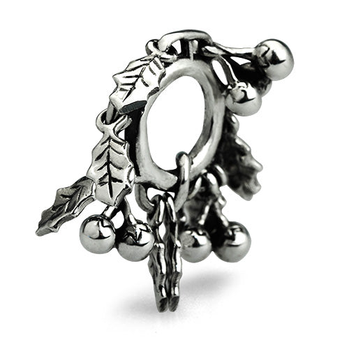 OHM Beads Holly Hoop (GAR031)  sterling-silver Bead The Alternative Bead