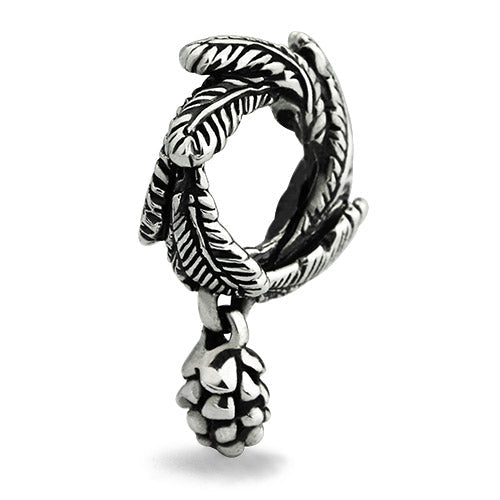 OHM Beads Winter Bough (GAR033) sterling-silver Bead The Alternative Bead