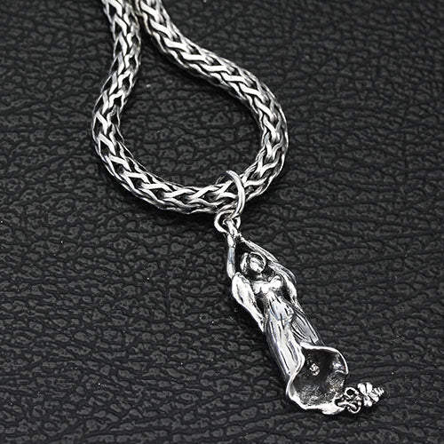 OHM Beads Flower Goddess (GAR047) sterling-silver Bead The Alternative Bead