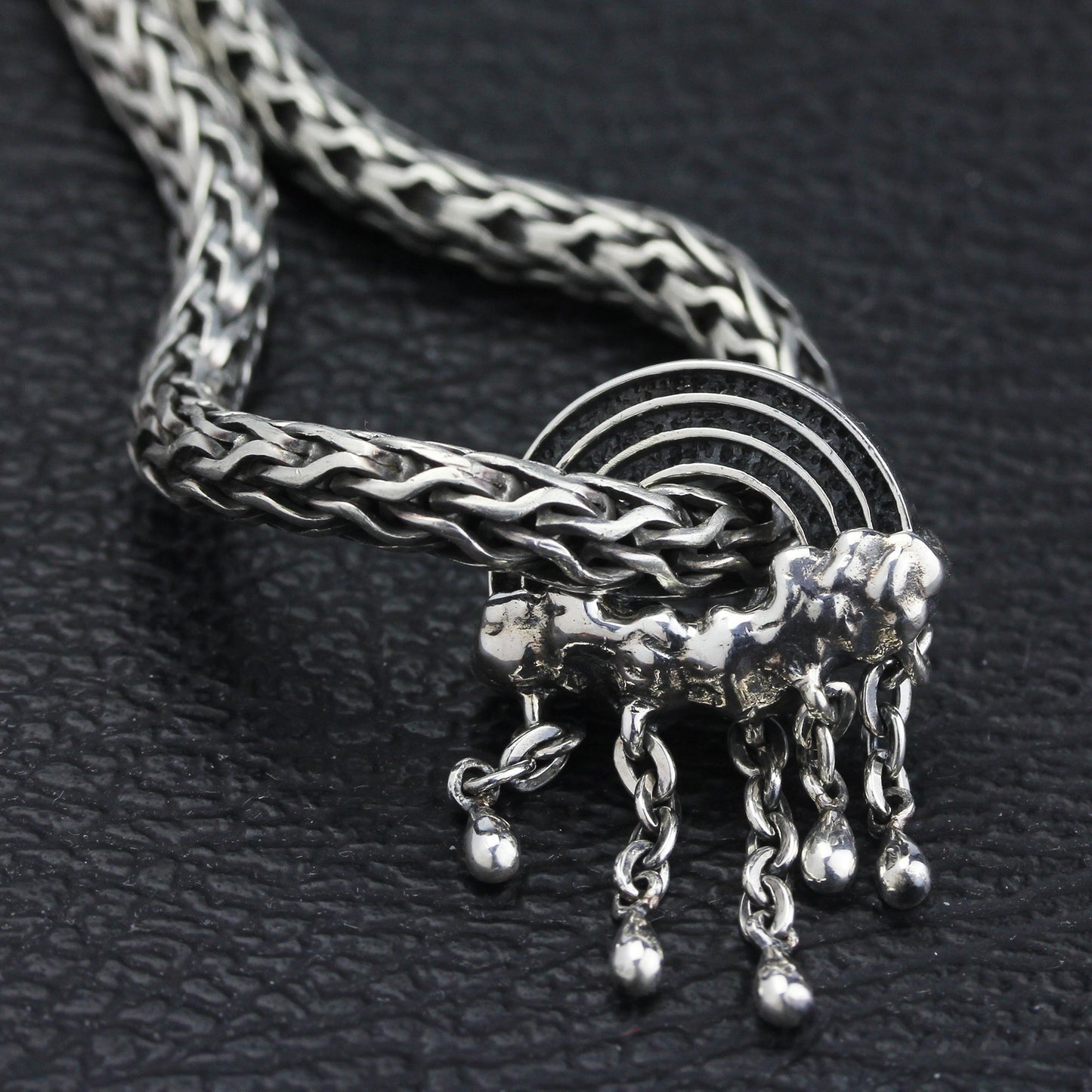 OHM Beads Rainbow Rain (GAR059) sterling-silver Bead The Alternative Bead