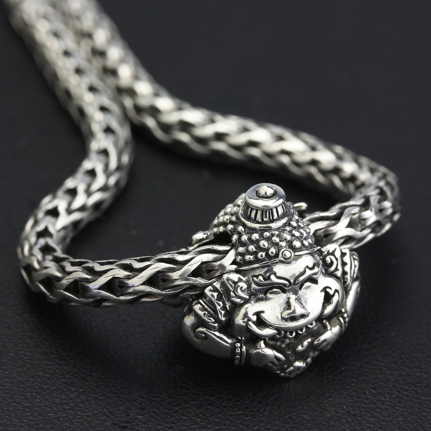 OHM Beads Rahu (GAR060) sterling-silver Bead The Alternative Bead