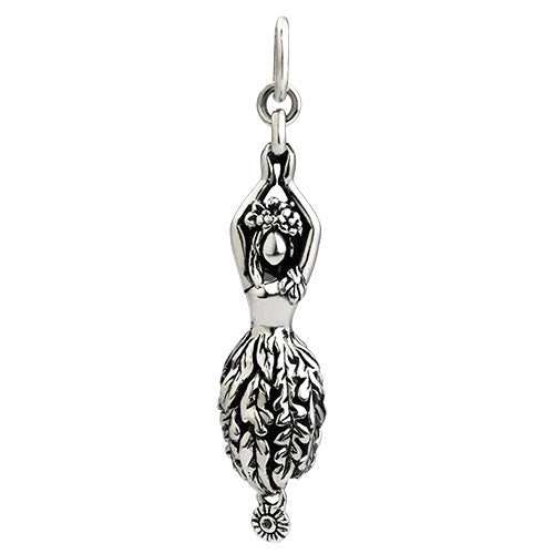 OHM Beads Sun Goddess (GAR068) sterling-silver Bead The Alternative Bead