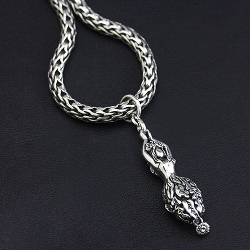 OHM Beads Sun Goddess (GAR068) sterling-silver Bead The Alternative Bead
