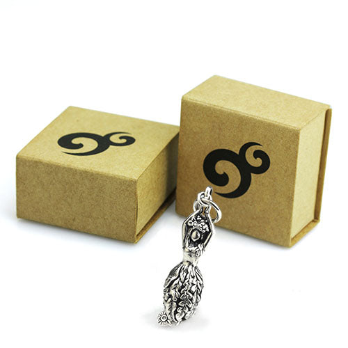 OHM Beads Sun Goddess (GAR068) sterling-silver Bead The Alternative Bead