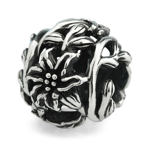 OHM Beads Day Lily (GAR078) sterling-silver Bead The Alternative Bead
