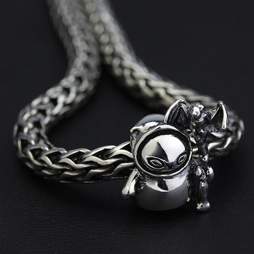 OHM Beads Bat Cat - Limited Edition (GAR110) sterling-silver Bead The Alternative Bead