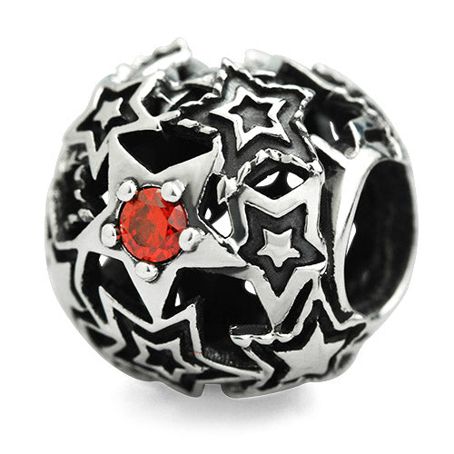 OHM Beads BEADMAIL NO. 33 Star Crystals sterling-silver Bead The Alternative Bead