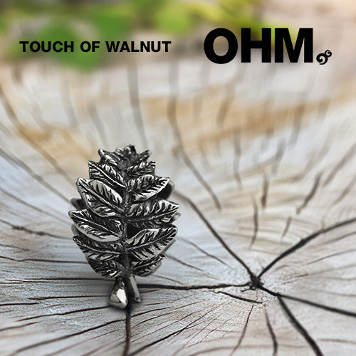 OHM Beads Touch Of Walnut (GAR142) sterling-silver Bead The Alternative Bead