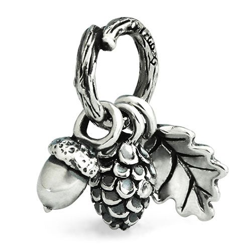 OHM Beads Autumn Triumvirate (GAR144) sterling-silver Bead The Alternative Bead
