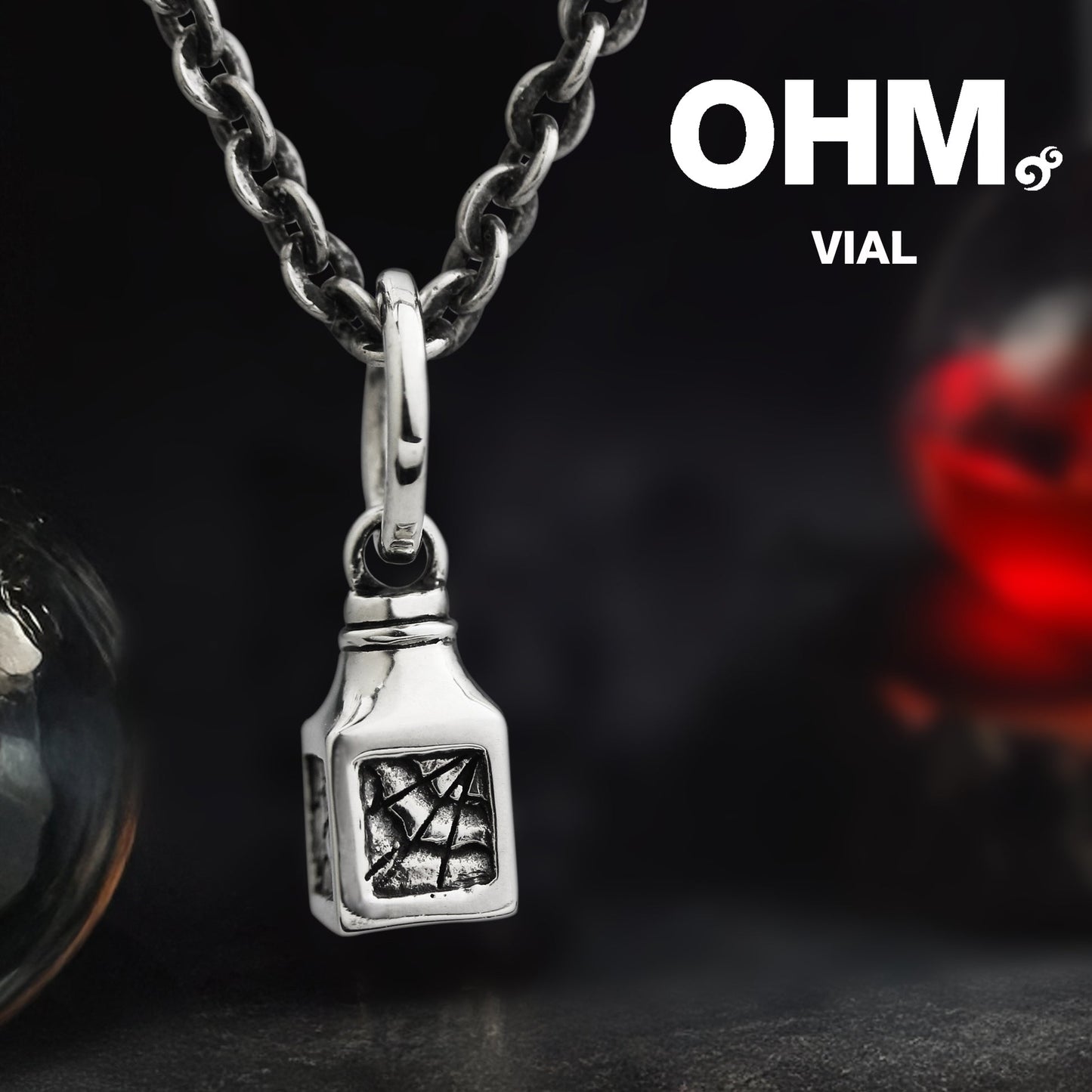 OHM Beads Vial (GAR147) sterling-silver Bead The Alternative Bead