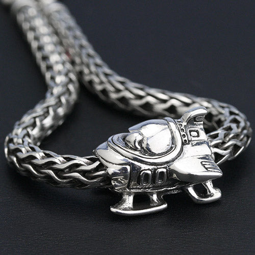 OHM Beads 2024 Sugar Sleigh Ride (GAR148) sterling-silver Bead The Alternative Bead