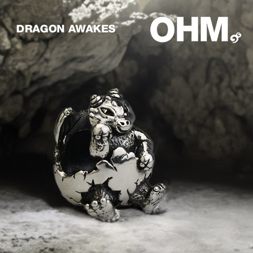 OHM Beads BEADMAIL NO. 34 Dragon Awaken sterling-silver Bead The Alternative Bead