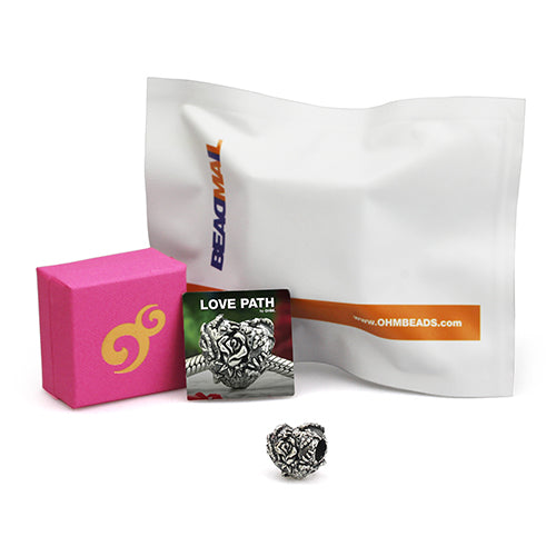 OHM Beads BEADMAIL NO. 35 Love Path sterling-silver Bead The Alternative Bead