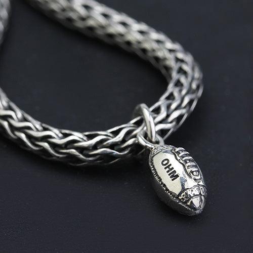 OHM Beads Centered Snap (GAR167) sterling-silver Bead The Alternative Bead