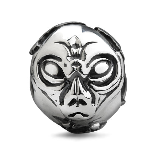 OHM Beads BEADMAIL NO. 39 Interstellar Connection (GAR170) sterling-silver Bead The Alternative Bead