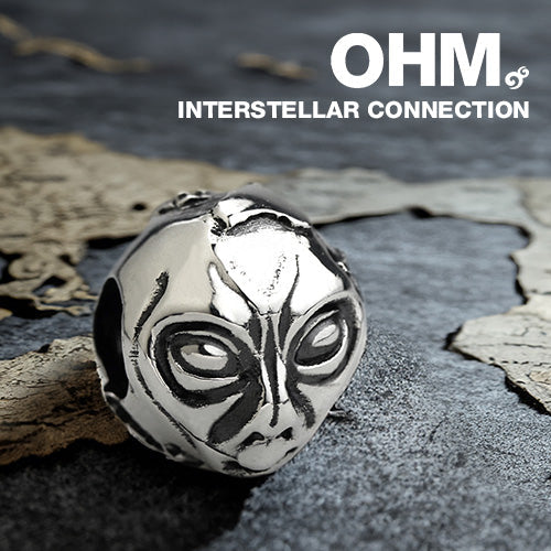 OHM Beads BEADMAIL NO. 39 Interstellar Connection (GAR170) sterling-silver Bead The Alternative Bead