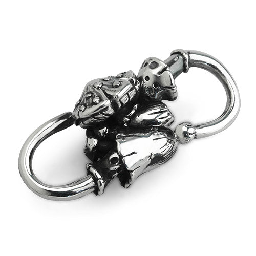 OHM Beads Mushroom-y (GAR175) sterling-silver Bead The Alternative Bead