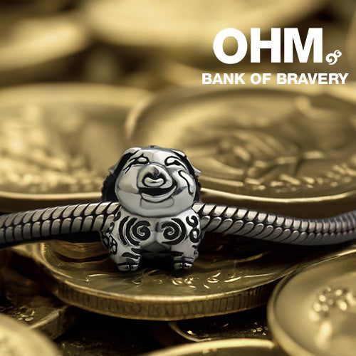 OHM Beads Bank Of Bravery (GAR193 ) sterling-silver Bead The Alternative Bead