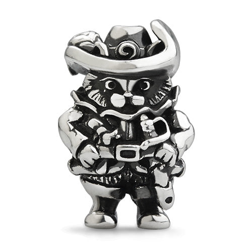 OHM Beads Puss In Boots (GAR196 ) sterling-silver Bead The Alternative Bead