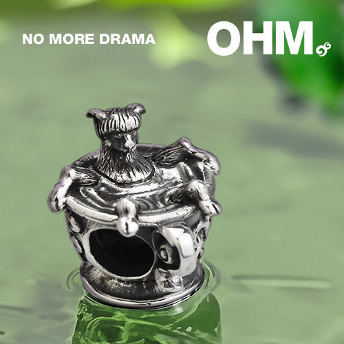 OHM Beads BEADMAIL NO. 38 No More Drama sterling-silver Bead The Alternative Bead