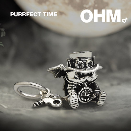OHM Beads Purrfect Time (GAR227) sterling-silver Bead The Alternative Bead