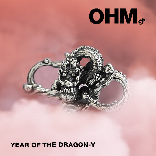 OHM Beads Year Of The Dragon-y (GAR239) sterling-silver Bead The Alternative Bead