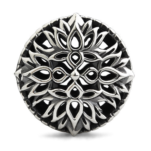 OHM Beads BEADMAIL NO. 41 Symmetry (GAR243) sterling-silver Bead The Alternative Bead