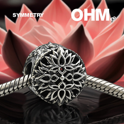 OHM Beads BEADMAIL NO. 41 Symmetry (GAR243) sterling-silver Bead The Alternative Bead